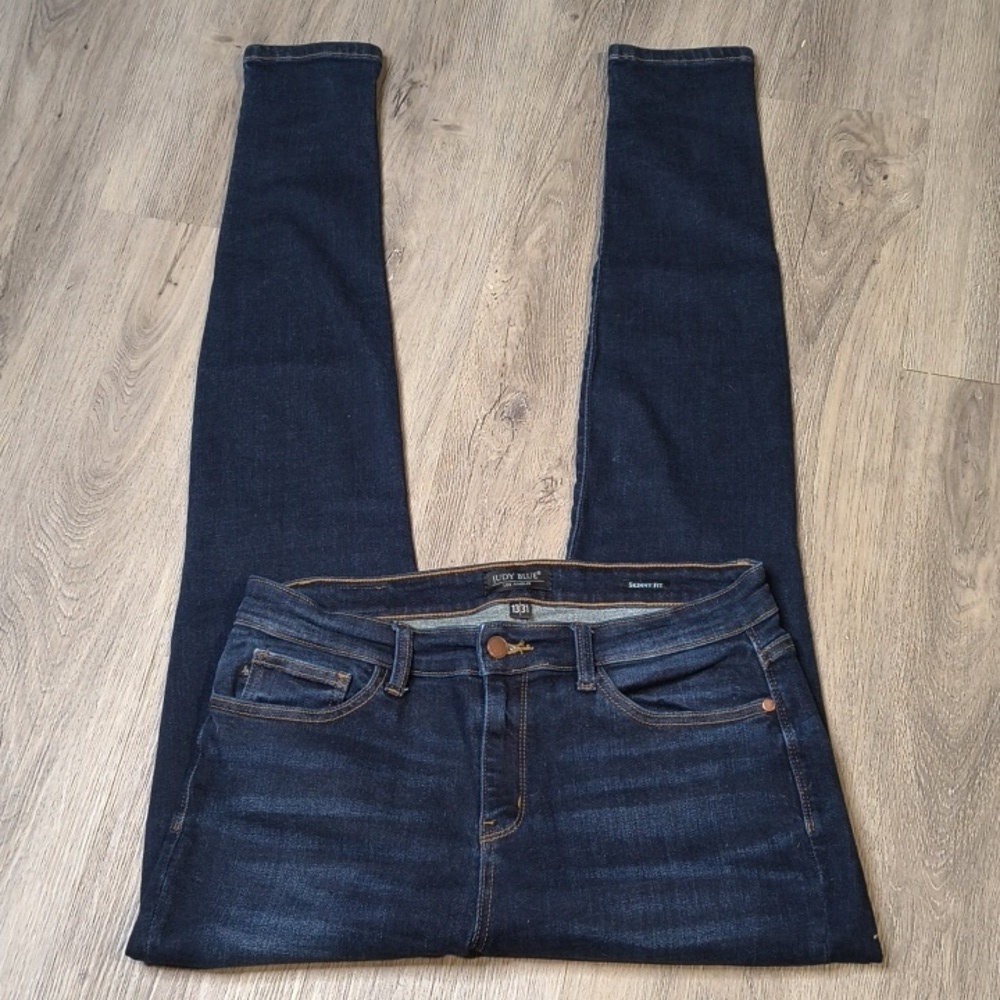 Skinny Fit w/33" Inseam Judy Blue Size 31 Denim Jeans sac968